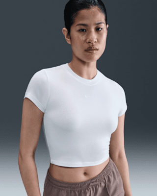 ★ Nike★ Sportswear Chill Knit Crop T-Shirt W White HF9539 AS+W+NSW+NK+CHLL+KNT+CRP.png